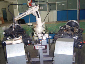 双工位机器人焊接工作站